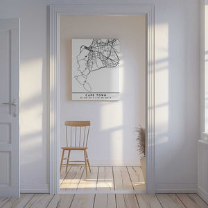 Tablou canvas „Black Maps 18” de Emiliano Deificus