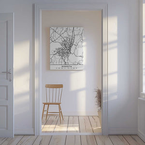 Tablou canvas „Black Maps 15” de Emiliano Deificus