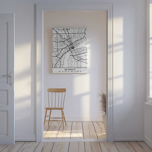 Tablou canvas „Black Maps 25” de Emiliano Deificus