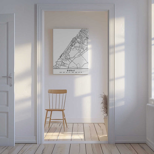 Tablou canvas „Black Maps 27” de Emiliano Deificus