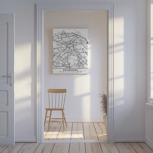 Tablou canvas „Black Maps 29” de Emiliano Deificus