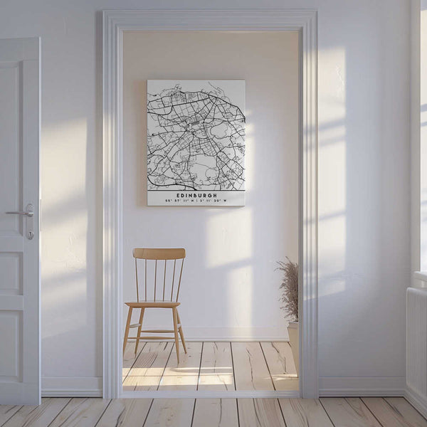 Tablou canvas „Black Maps 29” de Emiliano Deificus