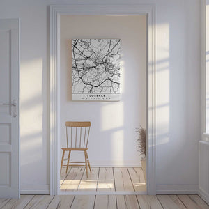 Tablou canvas „Black Maps 30” de Emiliano Deificus