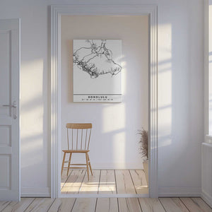 Tablou canvas „Black Maps 33” de Emiliano Deificus