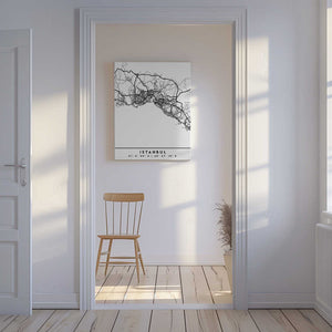 Tablou canvas „Black Maps 35” de Emiliano Deificus