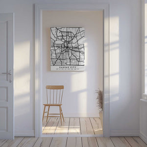 Tablou canvas „Black Maps 36” de Emiliano Deificus