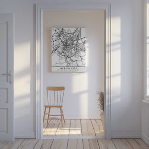 Tablou canvas „Black Maps 52” de Emiliano Deificus