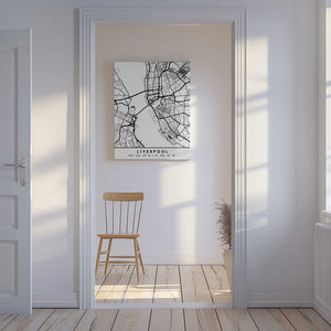 Tablou canvas „Black Maps 40” de Emiliano Deificus