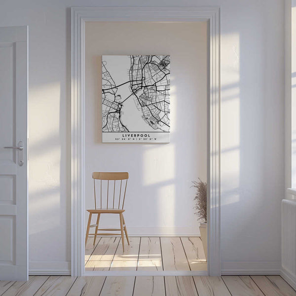 Tablou canvas „Black Maps 40” de Emiliano Deificus