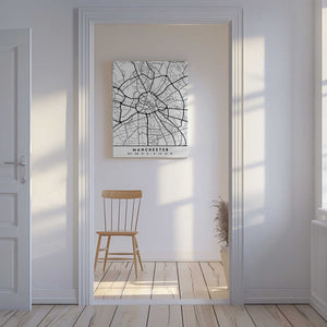 Tablou canvas „Black Maps 45” de Emiliano Deificus