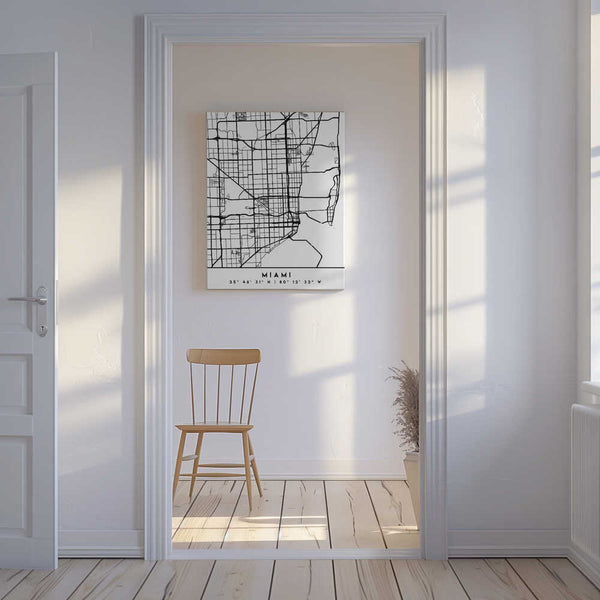 Tablou canvas „Black Maps 53” de Emiliano Deificus