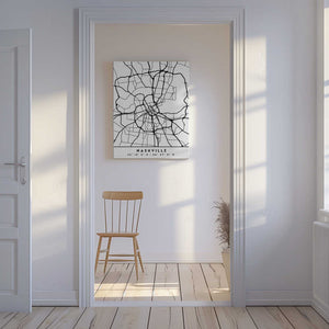 Tablou canvas „Black Maps 59” de Emiliano Deificus