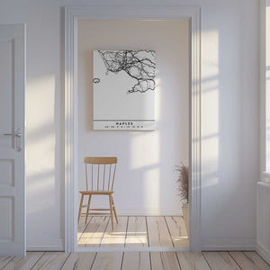 Tablou canvas „Black Maps 58” de Emiliano Deificus