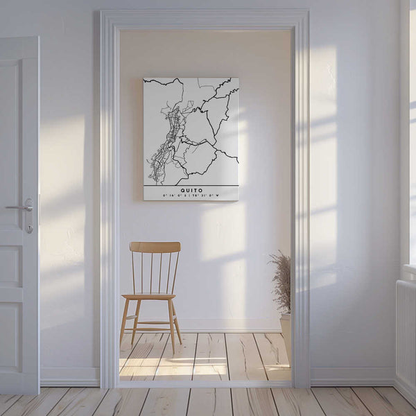 Tablou canvas „Black Maps 70” de Emiliano Deificus