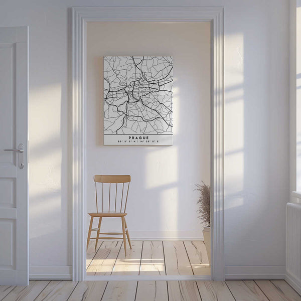 Tablou canvas „Black Maps 69” de Emiliano Deificus