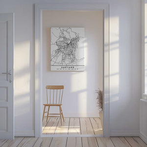 Tablou canvas „Black Maps 76” de Emiliano Deificus