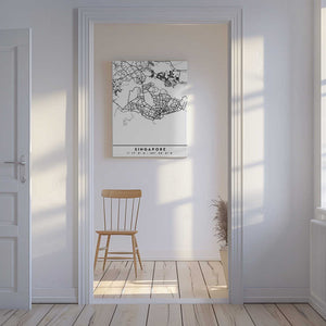 Tablou canvas „Black Maps 81” de Emiliano Deificus