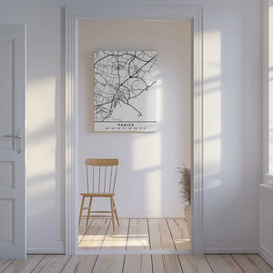 Tablou canvas „Black Maps 91” de Emiliano Deificus