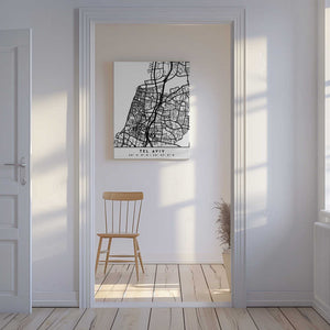 Tablou canvas „Black Maps 87” de Emiliano Deificus