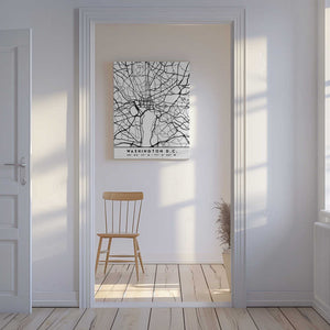 Tablou canvas „Black Maps 93” de Emiliano Deificus