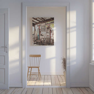 Tablou canvas „Route 66 Gas Station” de Henrike Schenk