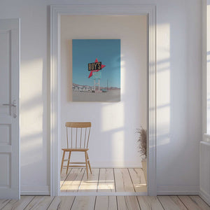 Tablou canvas „Roy's Motel Cafe Retro Sign” de Tom Windeknecht