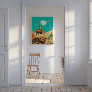 Tablou canvas „A Western Astronaut” de Taudalpoi