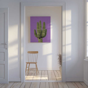 Tablou canvas „Purple Cactus” de Lila &amp; Lola