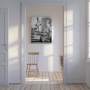 Tablou canvas „Las Vegas Car B&w” de Pictufy Studio III