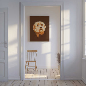 Tablou canvas „Molly the Cowgirl Pup” de Anyone Can Yeehaw