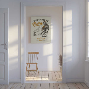 Tablou canvas „Dont Honey Print 2” de The Whiskey Ginger