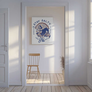 Tablou canvas „Stay Salty Siren Lounge Pin-Up Mermaid” de The Whiskey Ginger