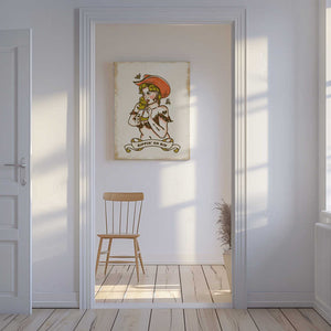 Tablou canvas „Sippin On Sin Cute &amp; Sassy Cowgirl Art” de The Whiskey Ginger
