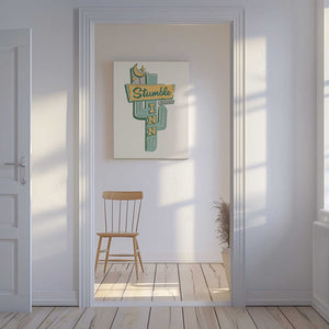 Tablou canvas „Stumble Inn Motel Modern Western Americana Art” de The Whiskey Ginger