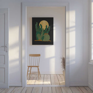 Tablou canvas „Modern Americana and Cactus” de Nikita Jariwala