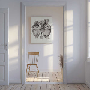 Tablou canvas „Gentlemen of the Court” de Mike Koubou