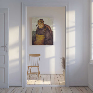 Tablou canvas „Vintage Stylish Turtle” de Mike Koubou