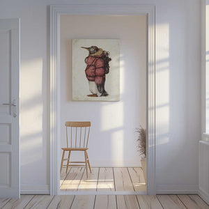 Tablou canvas „Skybound Penguin” de Mike Koubou