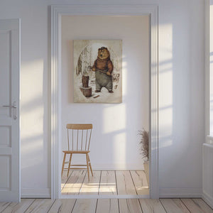Tablou canvas „Preparing for Winter” de Mike Koubou