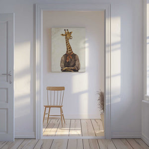 Tablou canvas „Giraffe With A Human Body” de Mike Koubou