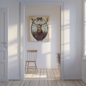 Tablou canvas „Thinking Wild Christmas” de Mike Koubou