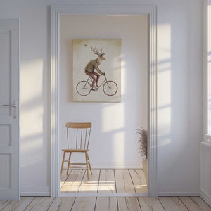 Tablou canvas „Even a Gentleman rides” de Mike Koubou