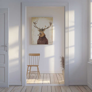 Tablou canvas „Winter Stag” de Mike Koubou