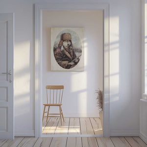 Tablou canvas „The Huntsman Wolf” de Mike Koubou