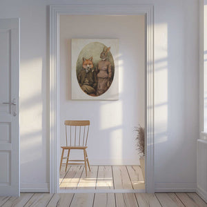 Tablou canvas „The Foxes” de Mike Koubou