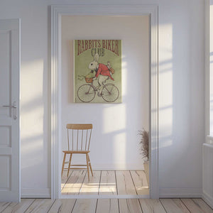 Tablou canvas „Rabbits Biker Club” de Mike Koubou