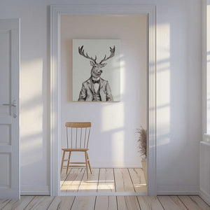 Tablou canvas „Human Body Dressed In Vintage Attire” de Mike Koubou