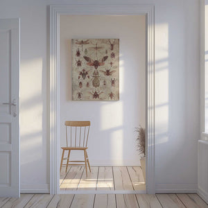 Tablou canvas „Vintage-style  Insects” de Mike Koubou