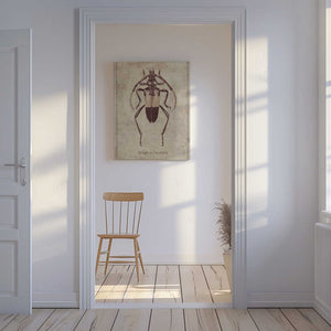 Tablou canvas „Vintage Insect Sketch” de Mike Koubou