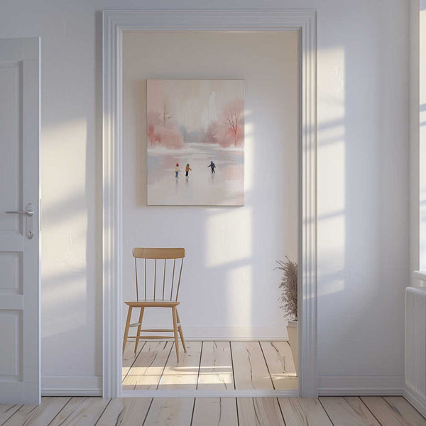 Tablou canvas „Schlittschuhlaufen” de Ohkimiko